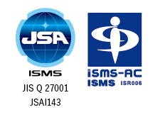 JSA情報セキュリティマネジメントシステム認証マーク・ISMS-AC情報セキュリティマネジメントシステム認証マーク
